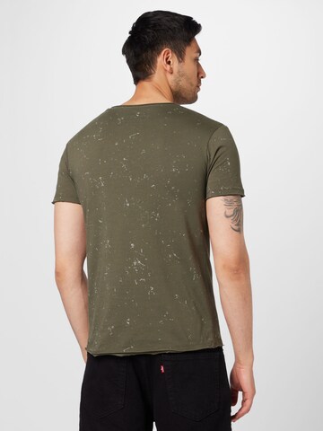 Key Largo T-Shirt 'EVIL' in Grün