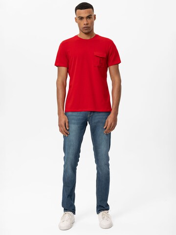 T-Shirt Daniel Hills en rouge