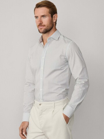 Hackett London Regular fit Overhemd in Groen