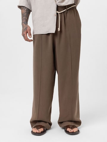 Baggy Pantalon Dandalo en marron : devant