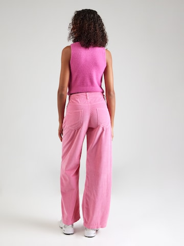 Wide leg Pantaloni sport de la ROXY pe roz