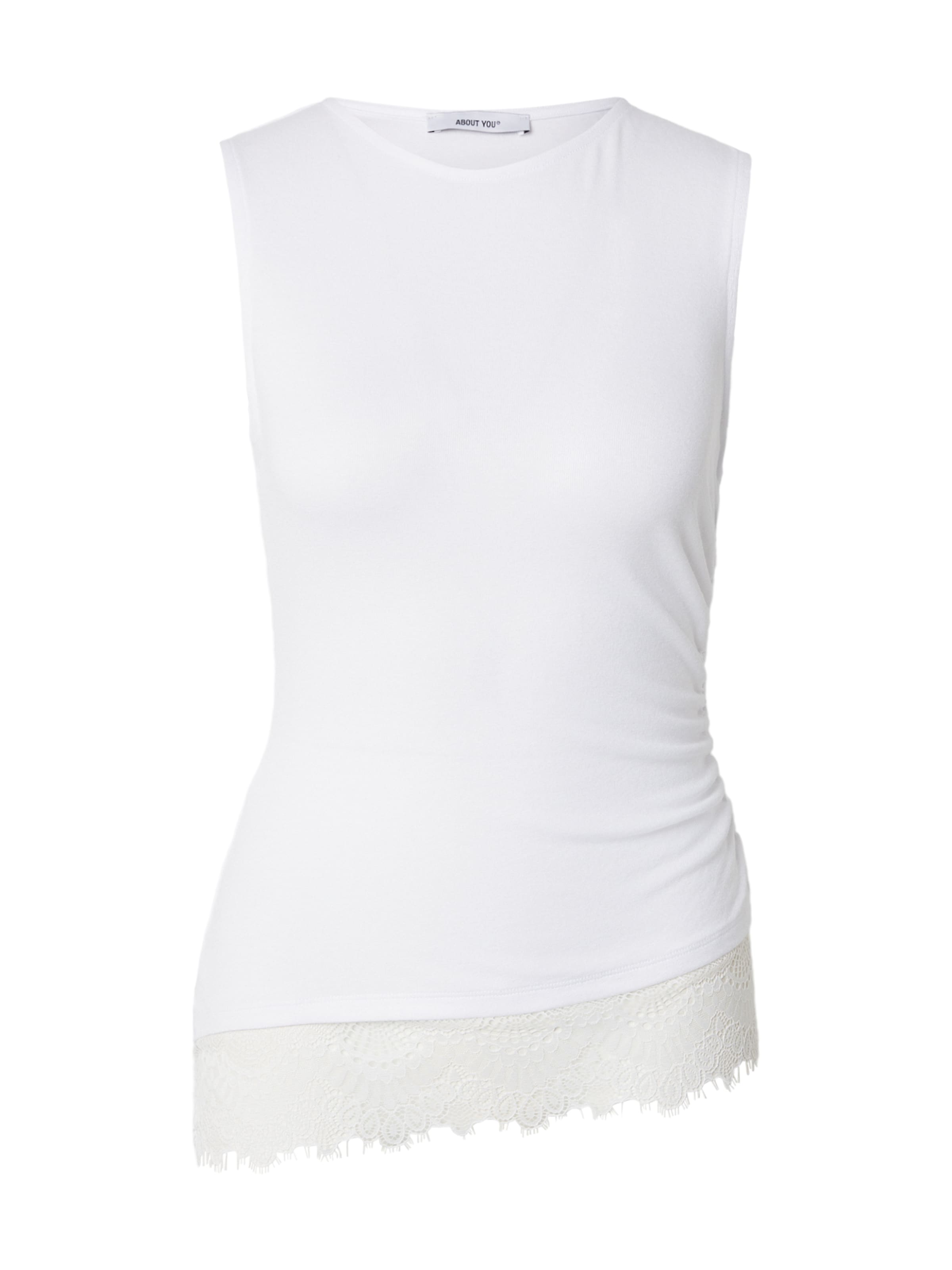 ABOUT YOU Top 'Alita' in White: front