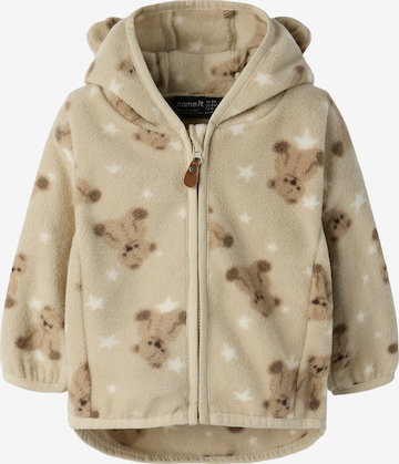 NAME IT Fleecetakki 'NBNMEEKO' värissä beige: etupuoli