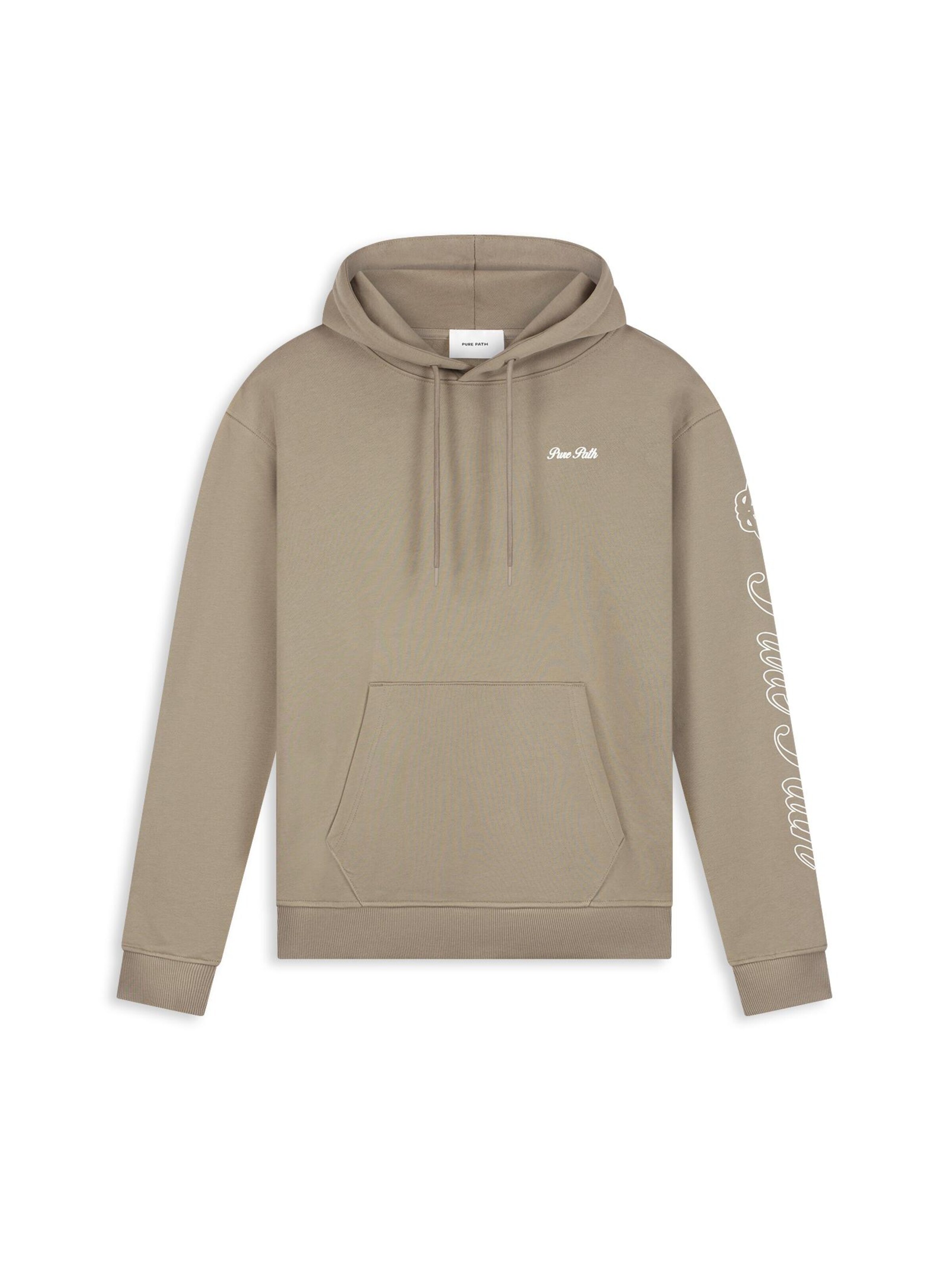 Sweat-shirt Pure Path en gris : devant