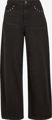 Wide Leg Jean Karl Kani en noir : devant