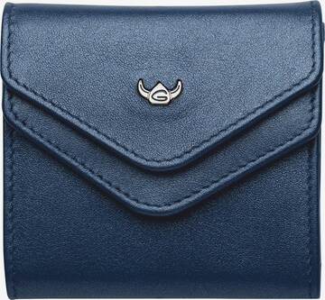 GOLDEN HEAD Wallet 'Valencia' in Blue: front