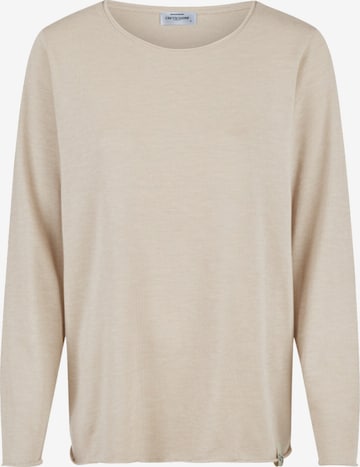 Cotton Candy Langarmshirt in Weiß: Vorderseite