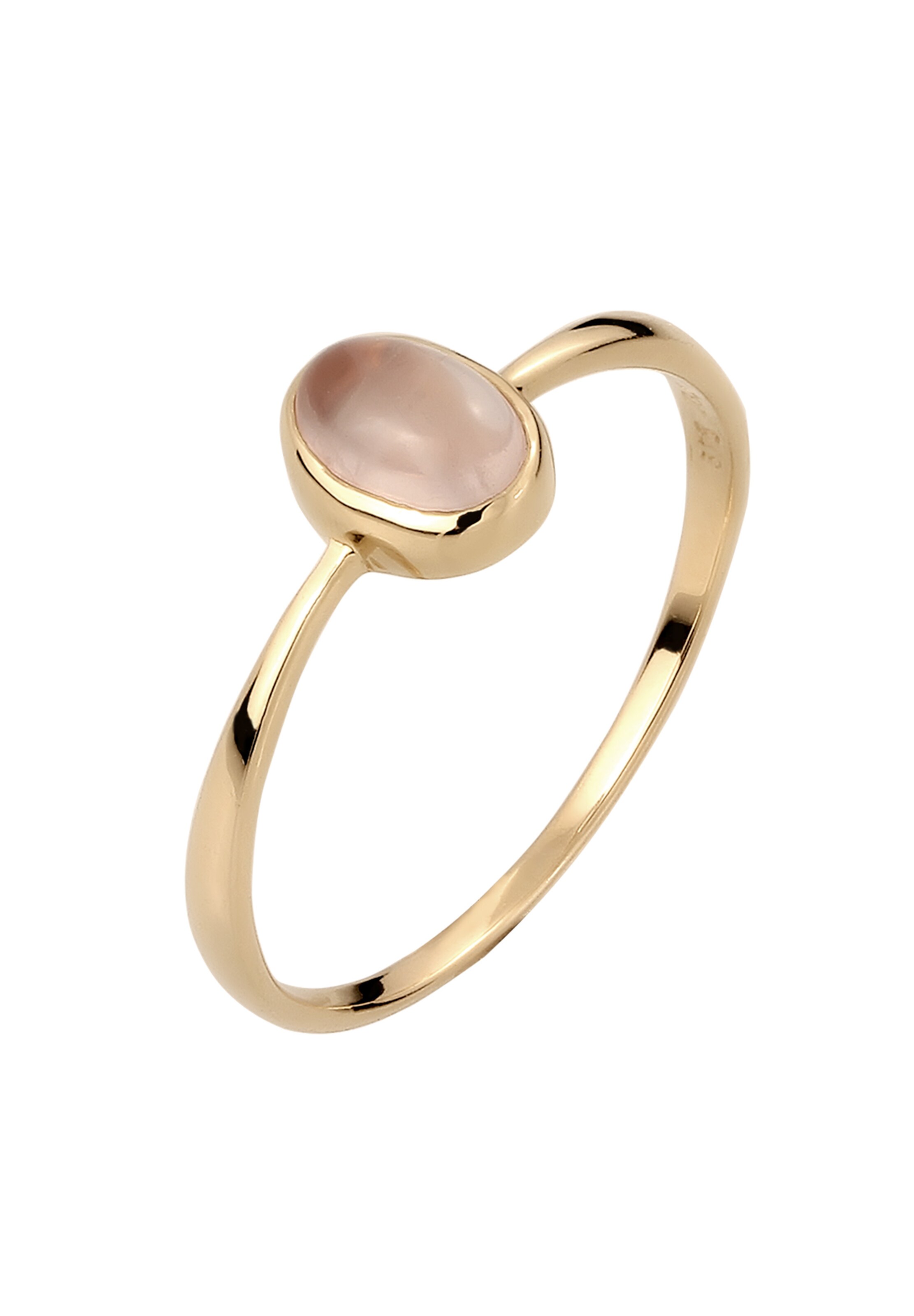ELLI PREMIUM Bague en or / rose clair, Vue avec produit