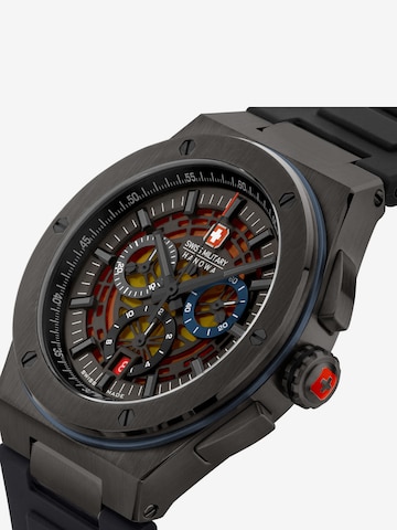SWISS MILITARY HANOWA Analoog horloge 'Mission XFor-02' in Grijs