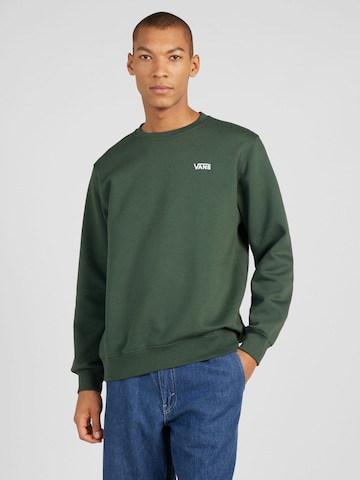 Sweat-shirt VANS en vert : devant