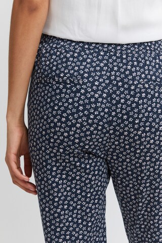 ICHI Regular Trousers 'KATE' in Blue