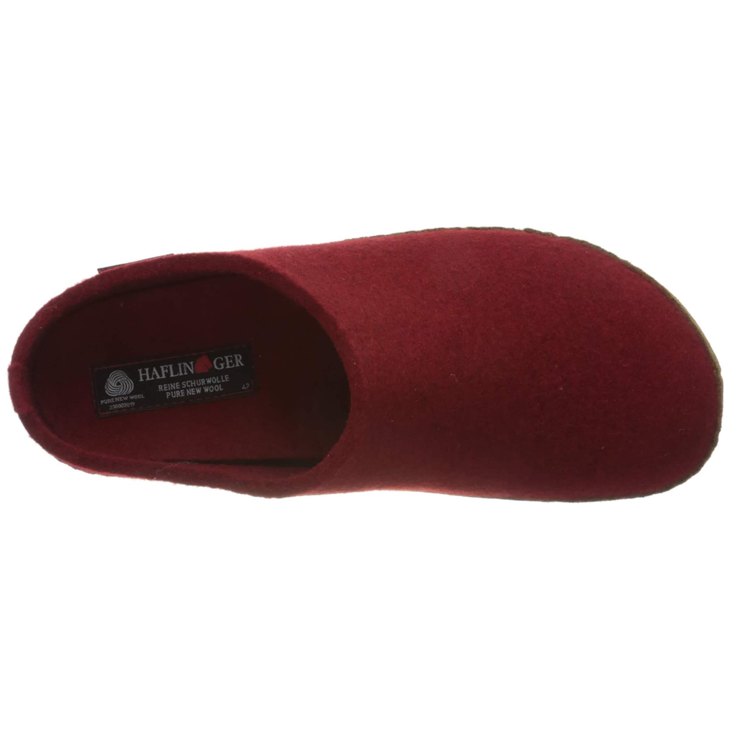 HAFLINGER Hausschuh in Rot