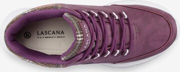 LASCANA High-Top Sneakers in Purple
