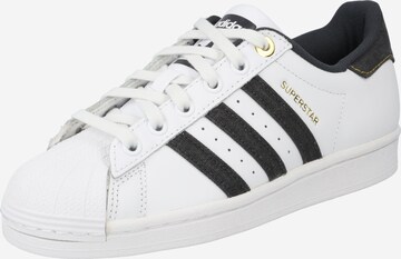 Sneaker low 'Superstar' de la ADIDAS ORIGINALS pe alb: față