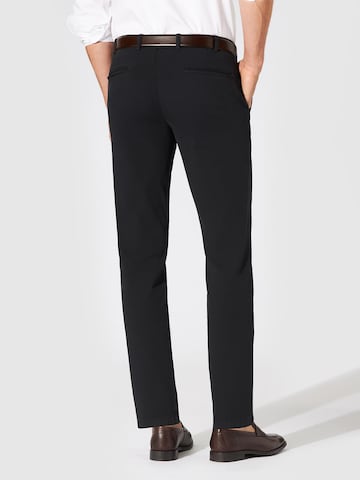 Hiltl Slimfit Chinohose 'Tamo - Portofino Chino'‌‌‌‌‌‌‌ in Blau