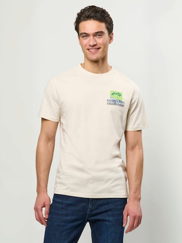 U.S. POLO ASSN. Regular Fit T-shirt ' UMDalha ' in Grau: Vorderseite