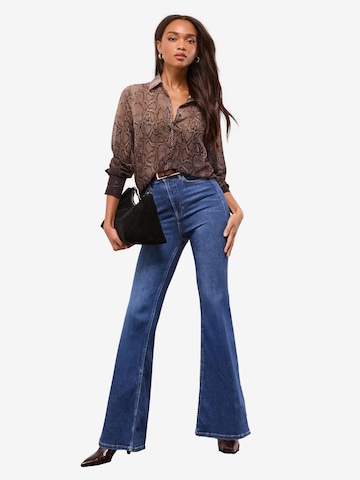 Lipsy - Blusa en marrón: frente