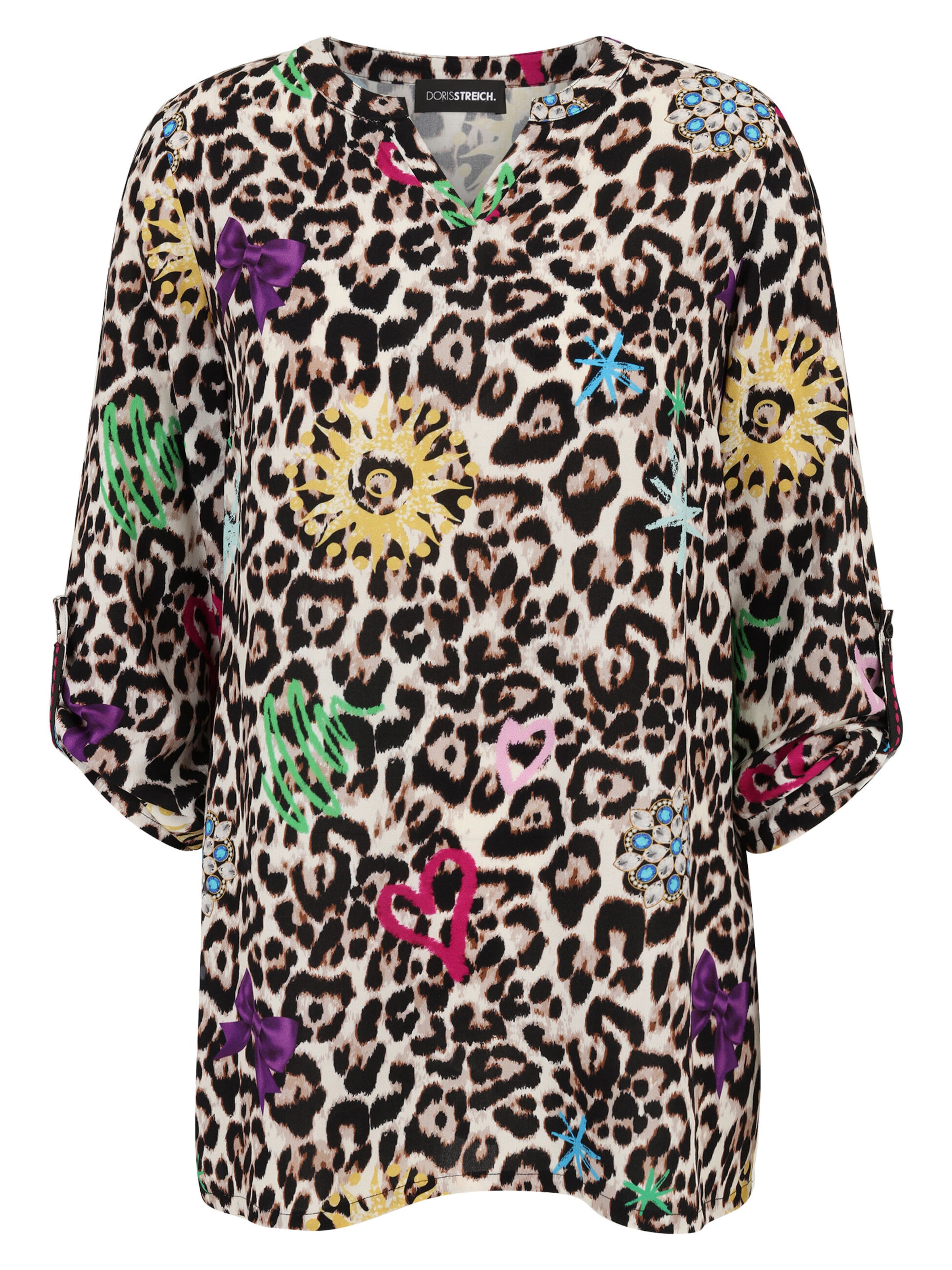 Doris Streich Bluse in Mischfarben: Vorderseite