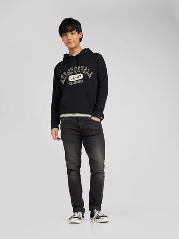 AÉROPOSTALESweater majica 'CALIFORNIA' - crna boja