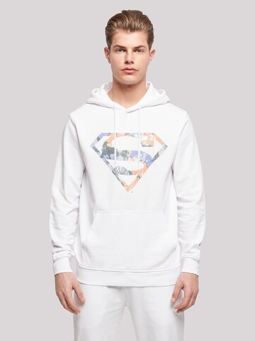 F4NT4STIC Sweatshirt 'Superman' in Wit: voorkant