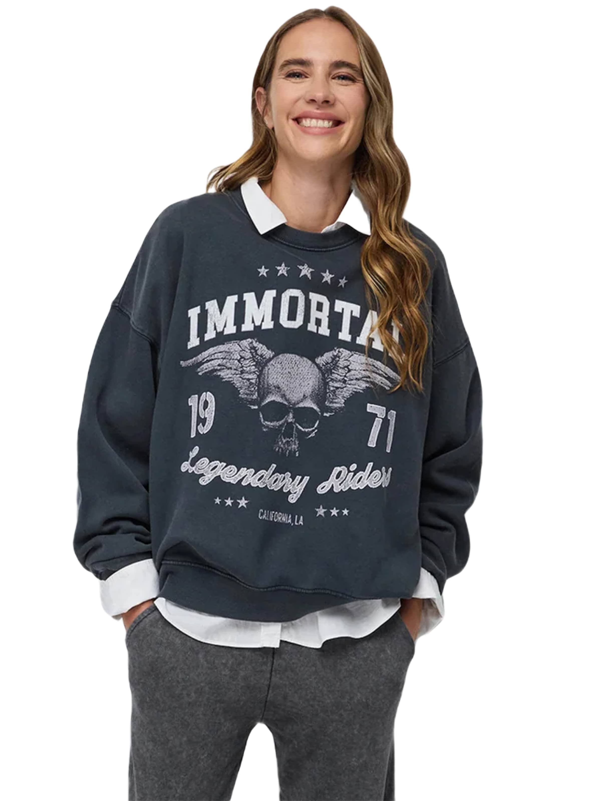 No Matter What Sweatshirt in Grau