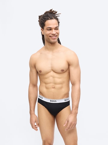 BOSS Слип в черно: отпред