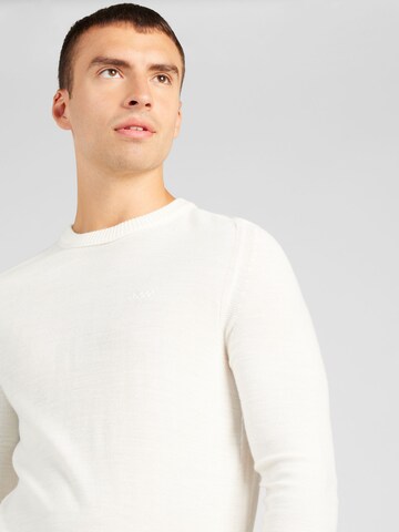 BOSS Sweater 'Avac' in White