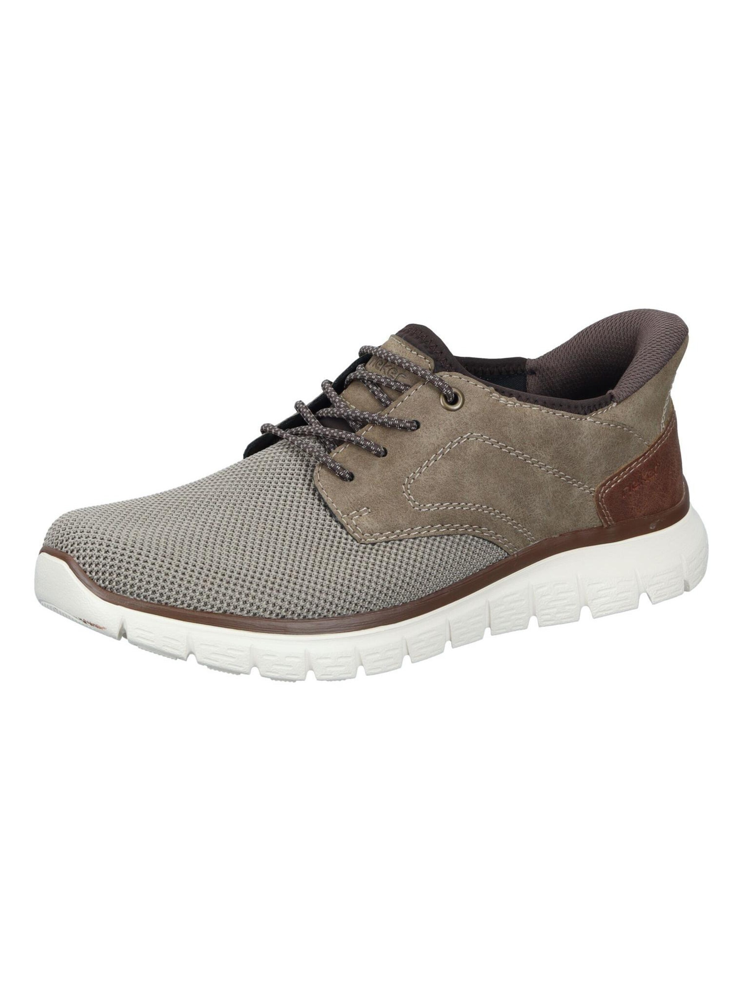 Rieker Platform trainers in Brown: front