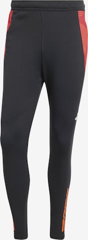 Skinny Pantalon de sport 'Tiro 24 Competition' ADIDAS PERFORMANCE en noir : devant