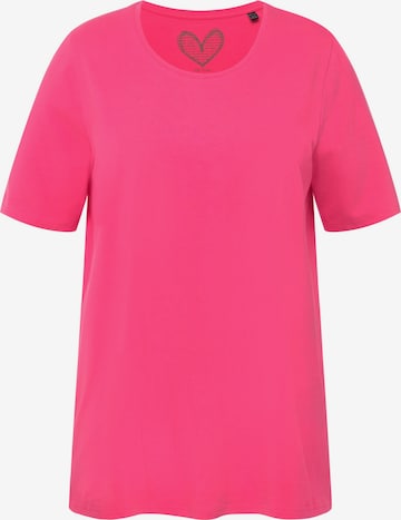 Ulla Popken Shirt in Roze: voorkant