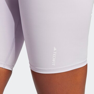 ADIDAS PERFORMANCE - Skinny Calças de desporto 'Techfit Bike' em roxo