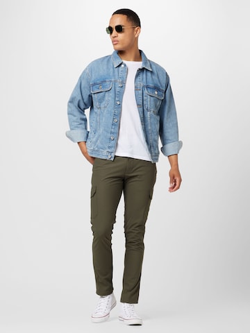 Coupe slim Pantalon cargo Hackett London en vert