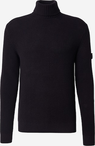 JOOP! Jeans Neulepaita 'Hollio' värissä musta: etupuoli