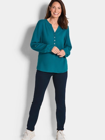 Goldner Blouse in Blauw