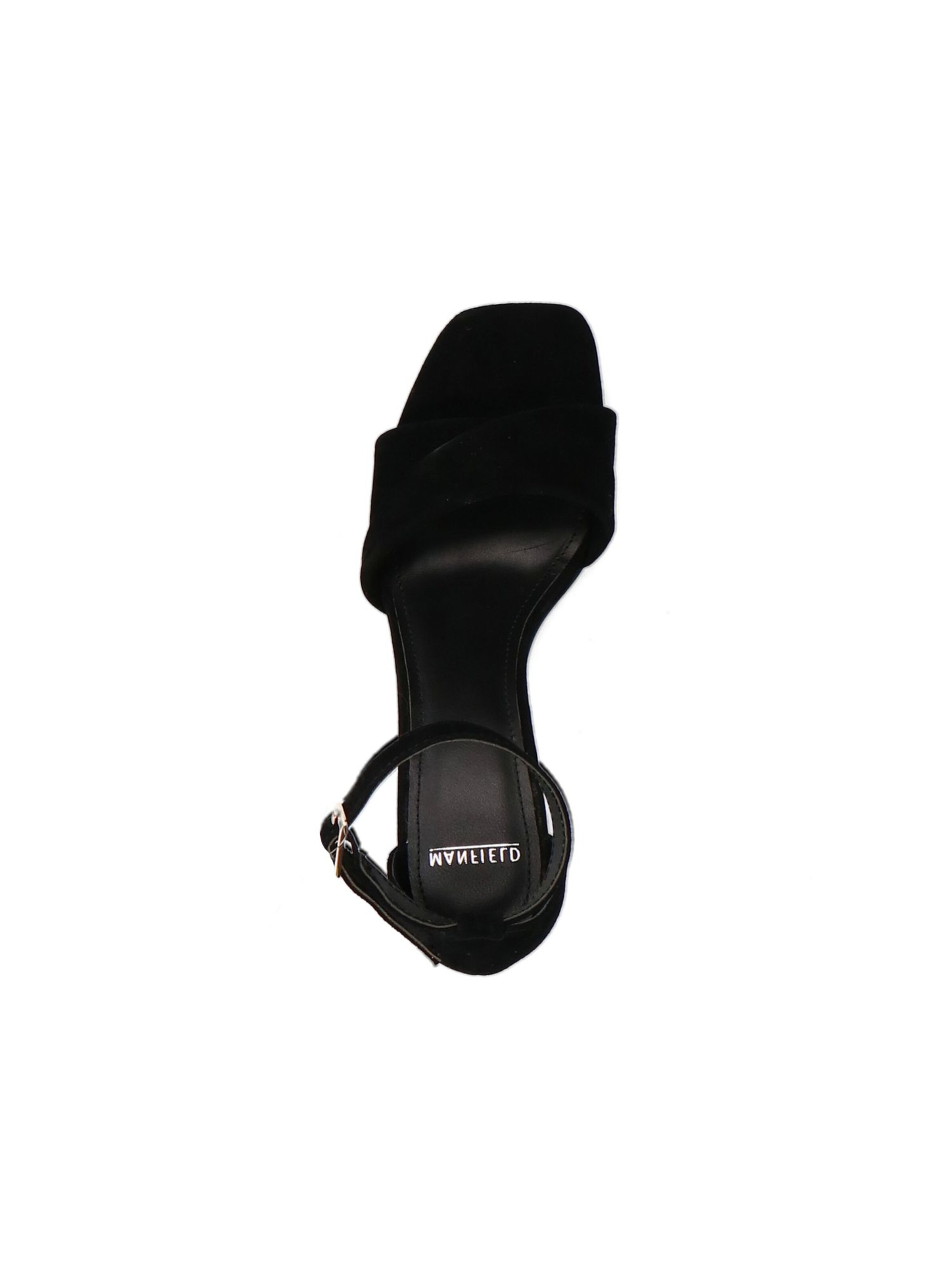 MANFIELD Sandale in Schwarz