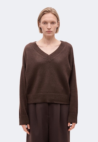 HOLLISTER Sweater in Brown: front