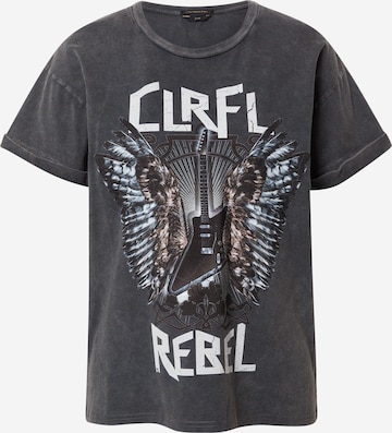 Colourful Rebel Shirt in Grey: front