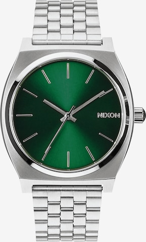 Nixon - Reloj analógico 'Time Teller' en plata: frente