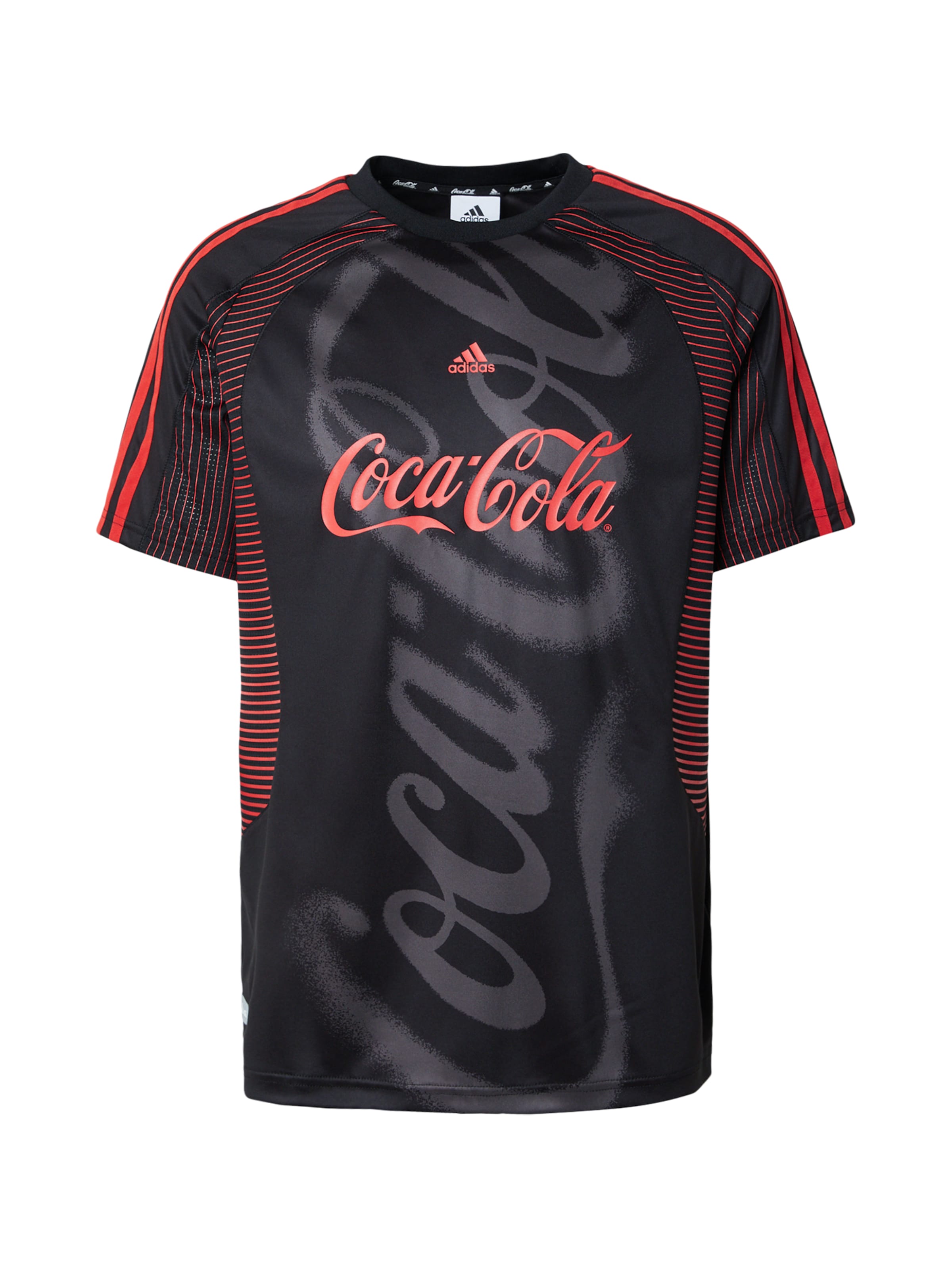 ADIDAS ORIGINALSMajica 'Coca Cola Teamgeist 26' - crna boja: prednji dio