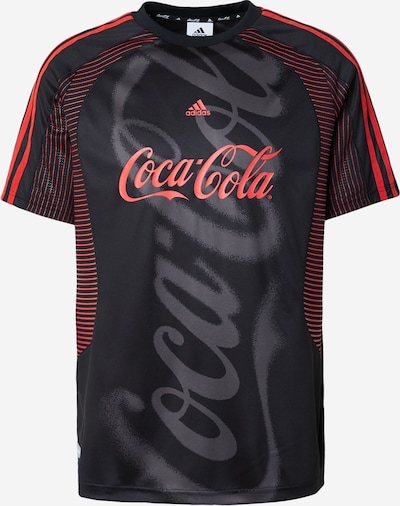 ADIDAS ORIGINALS Majica 'Coca Cola Teamgeist 26' veličine XXS u siva / svijetlocrvena / crna, Pregled proizvoda