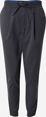 SCOTCH & SODA - Tapered Pantalón plisado en gris: frente