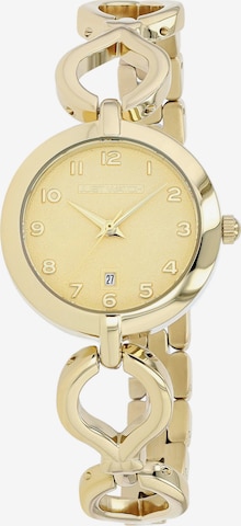 Just Watch Analoguhr in Gold: Vorderseite