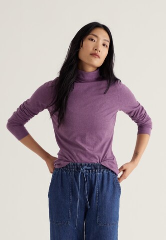 T-shirt ' Landing ' Seasalt Cornwall en violet : devant