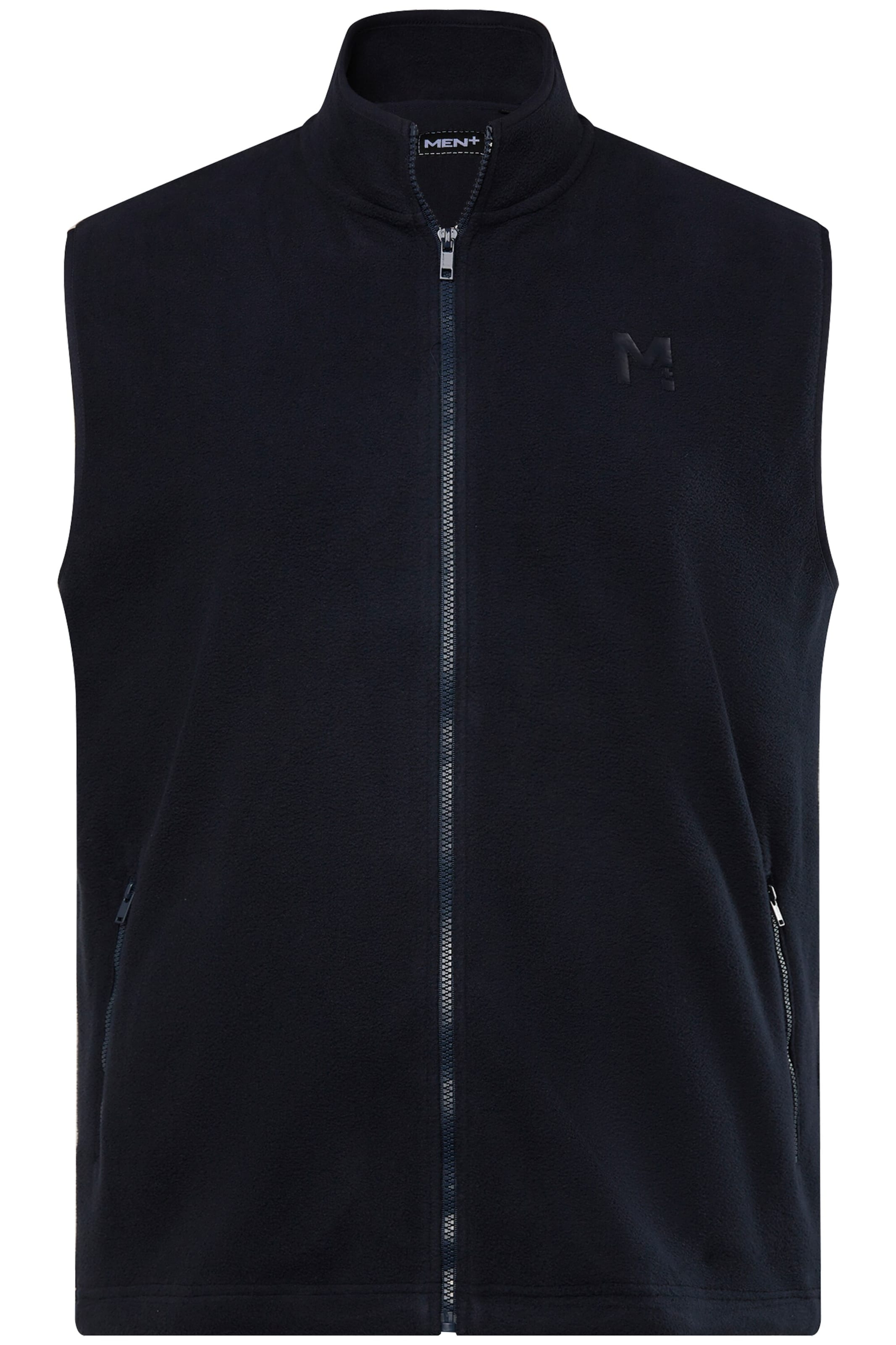 Men Plus Vest in Blue: front