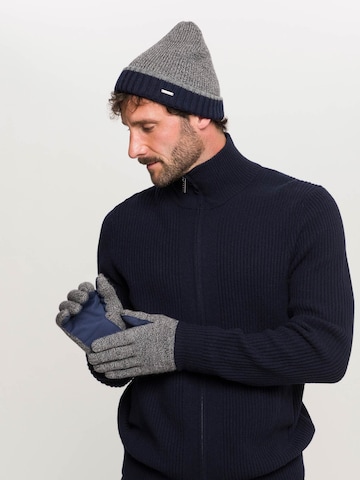 bugatti Full Finger Gloves in Grey