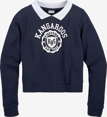 KangaROOS Sweatshirt in Blue: front