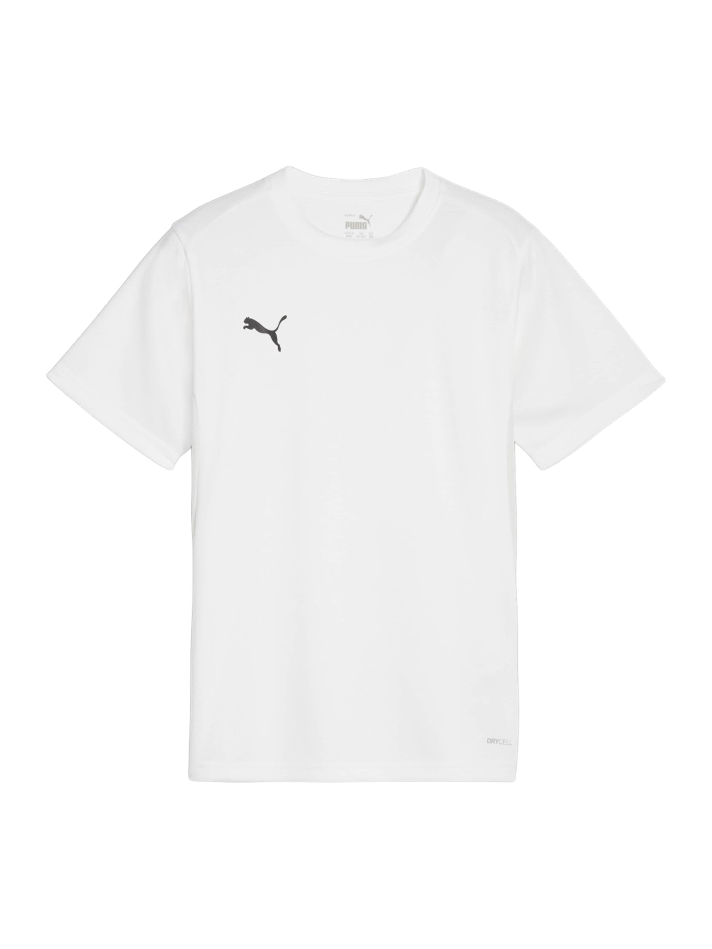 PUMA Funktionsshirt 'TeamGoal' in Weiß: Vorderseite