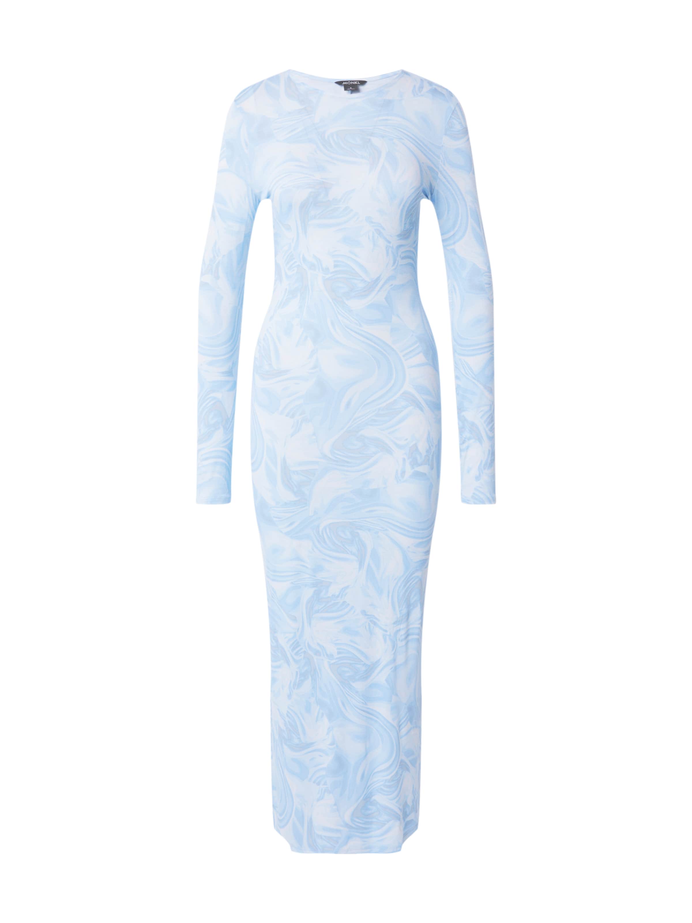 Monki Šaty - Modrá: predná strana