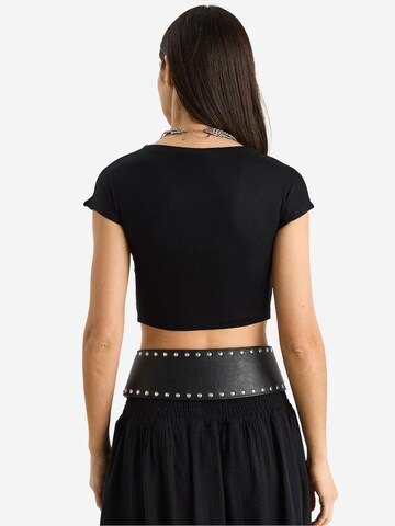T-shirt Bianco Lucci en noir