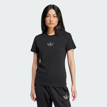 T-shirt 'Premium Essentials' ADIDAS ORIGINALS en noir : devant